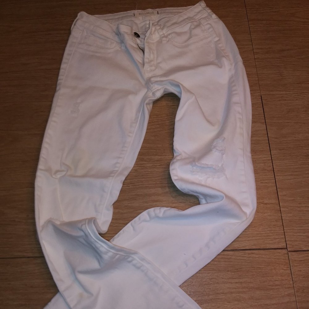 Girl's Bullhead Ripped Skinny Jeans